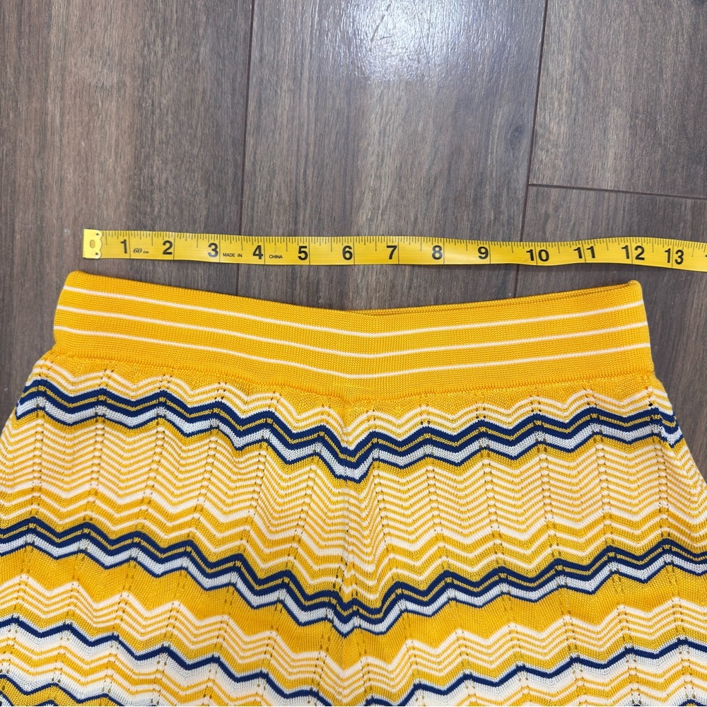 Women’s Summer Striped Yellow and Blue Knit dress set for vacation size S-M - Picture 7 of 10